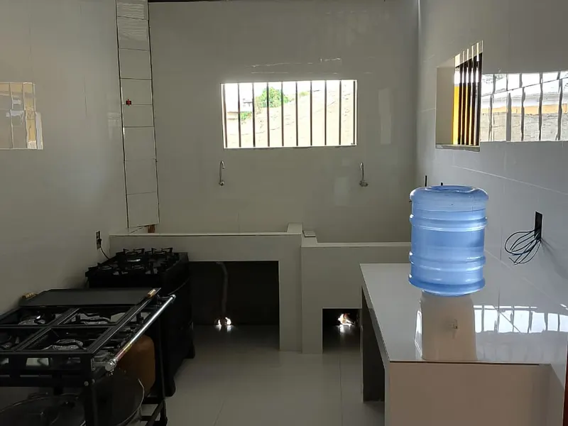 Cozinha equipada da unidade em Juiz de Fora